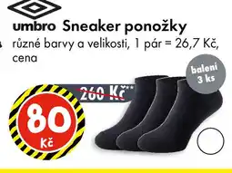 TEDi Umbro Sneaker ponožky nabídka