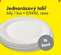 TEDi Jednorázový talíř nabídka
