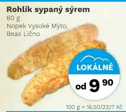 Konzum Rohlík sypaný sýrem nabídka