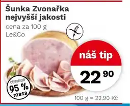 Konzum Šunka Zvonařka nejvyšší jakosti nabídka