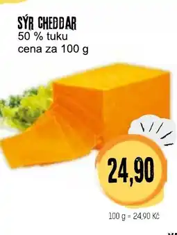Konzum Sýr cheddar nabídka