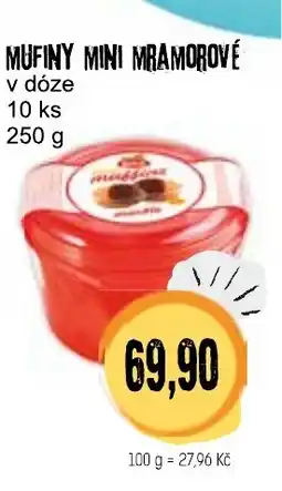 Konzum Mufiny Mini mramorové nabídka