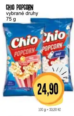 Konzum Chio popcorn nabídka