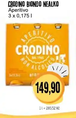 Konzum Crodino biondo nealko nabídka