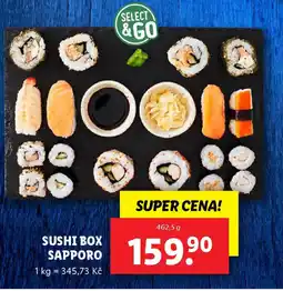 Lidl Sushi box sapporo nabídka