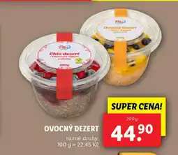 Lidl Ovocný dezert nabídka