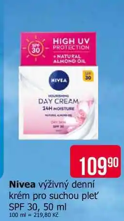 Teta Nivea výživný denní krém pro suchou plet' SPF 30, 50 ml nabídka