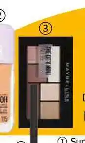 Teta MAYBELLINE The City Mini paletka očních stínů nabídka