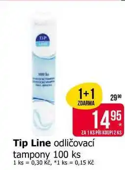 Teta Tip Line odličovací tampony 100 ks nabídka