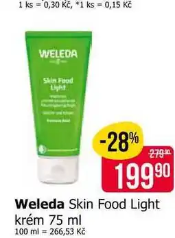 Teta Weleda Skin Food Light krém 75 ml nabídka