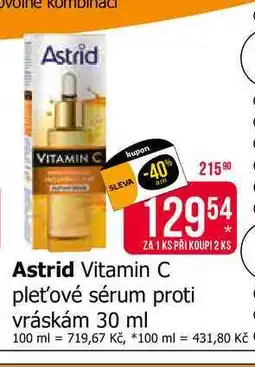 Teta Astrid Vitamin C pleťové sérum proti vráskám 30 ml nabídka