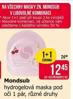 Teta Mondsub hydrogelová maska pod oči 1 pár, různé druhy nabídka