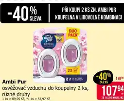 Teta Ambi Pur osvěžovač vzduchu do koupelny 2 ks, různé druhy nabídka