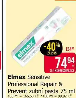 Teta Elmex Professional Repair & Prevent zubní pasta 75 ml nabídka