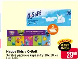 Teta Q-Soft 3vrstvé papírové kapesníky 10x 10 ks nabídka