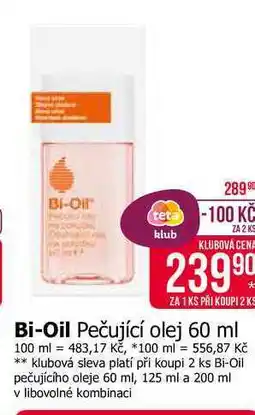 Teta Bi-Oil pečujícího oleje 60 ml nabídka