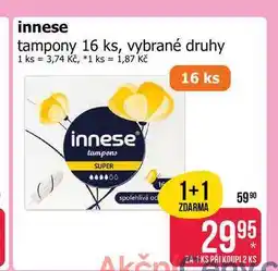 Teta innese tampony 16 ks, vybrané druhy nabídka