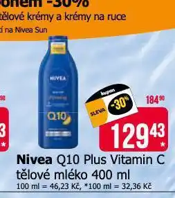 Teta Nivea q10 tělové mléko nabídka