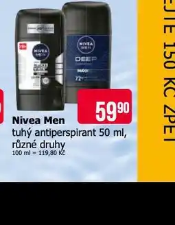 Teta Nivea men antiperspirant nabídka