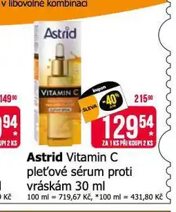 Teta Astrid pleťové sérum nabídka