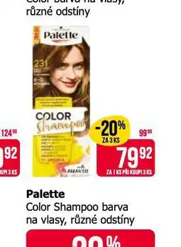 Teta Palette color shampoo barva na vlasy nabídka