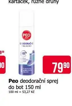 Teta Peo deodorační sprej do bot nabídka