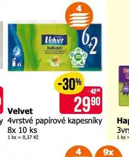 Teta Velvet papírové kapesníky nabídka