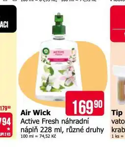 Teta Air wick náhradní náplň nabídka