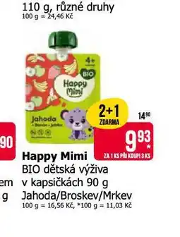Teta Happy mimi bio dětská výživa nabídka
