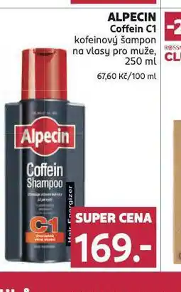 Rossmann Alpecin coffein c1 kofeinový šampon nabídka