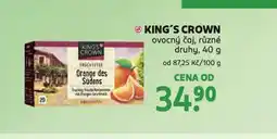 Rossmann King´s crown ovocný čaj nabídka