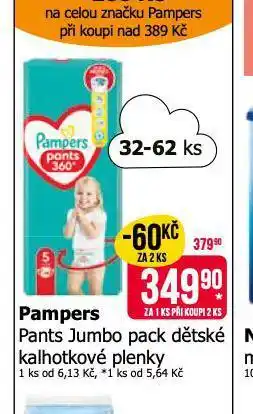 Teta Pampers dětské plenky nabídka