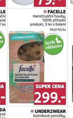 Rossmann Facelle menstruační houby nabídka
