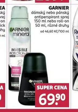 Rossmann Garnier antiperspirant nabídka