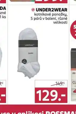 Rossmann Kotníkové ponožky nabídka