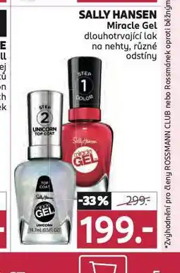 Rossmann Sally hansen lak na nehty nabídka