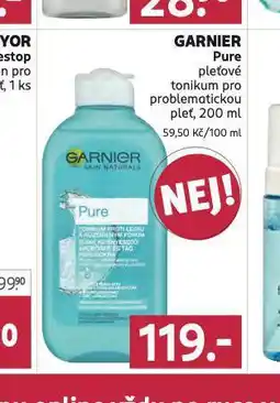 Rossmann Garnier pure pleťové tonikum nabídka