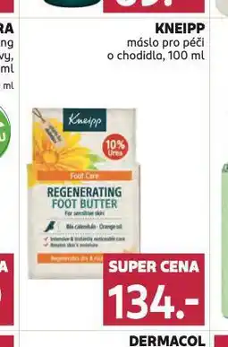 Rossmann Kneipp máslo pro péči o chodidla nabídka