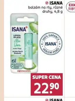 Rossmann Isana balzám na rty nabídka