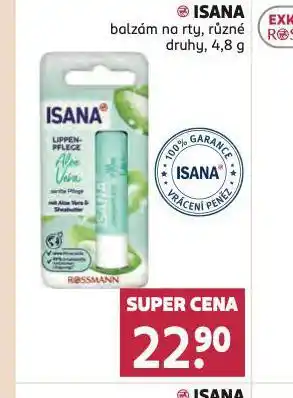 Rossmann Isana balzám na rty nabídka