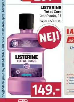 Rossmann Listerine ústní voda nabídka