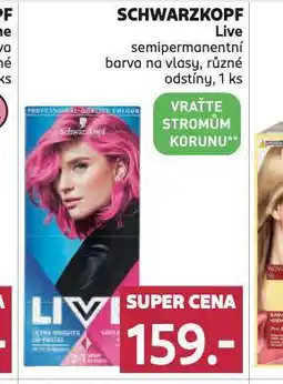 Rossmann Schwarkopf live barva na vlasy nabídka