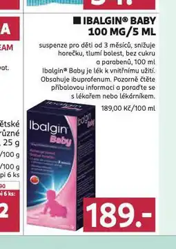 Rossmann Ibalgin baby nabídka