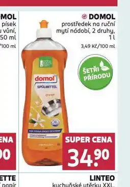 Rossmann Domol prostředek na ruční mytí nádobí nabídka