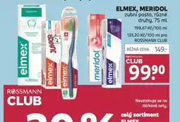 Rossmann Meridol zubní pasta nabídka