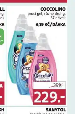 Rossmann Coccolino prací gel nabídka