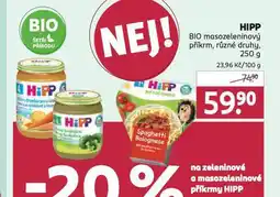 Rossmann Hipp masozeleninový příkrm nabídka