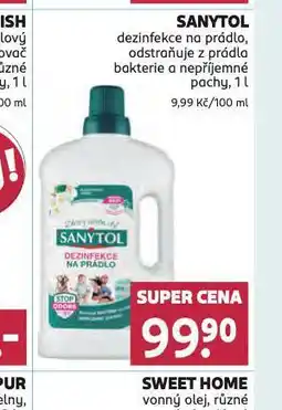 Rossmann Sanytol dezinfekce na prádlo nabídka
