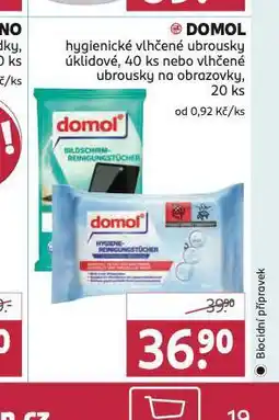Rossmann Domol vlhčené ubrousky nabídka