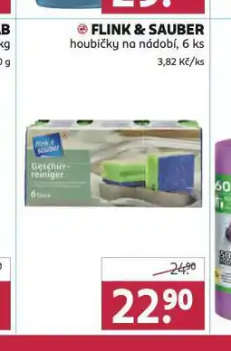 Rossmann Flink& sauber houbičky na nádobí nabídka